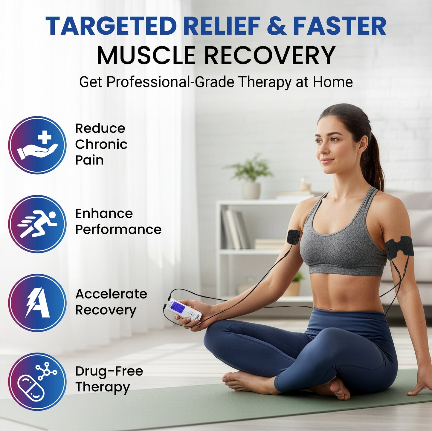 iReliev ET-8080 | Premium TENS EMS Machine