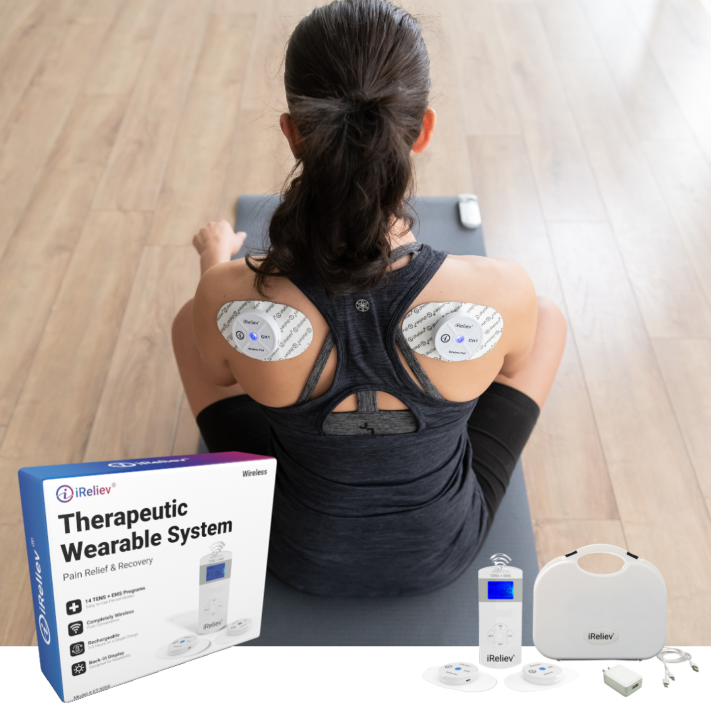 iRelieve ET-5050 | Wearable TENS EMS System